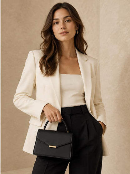 Bolso de Mano Negro - Polliry
