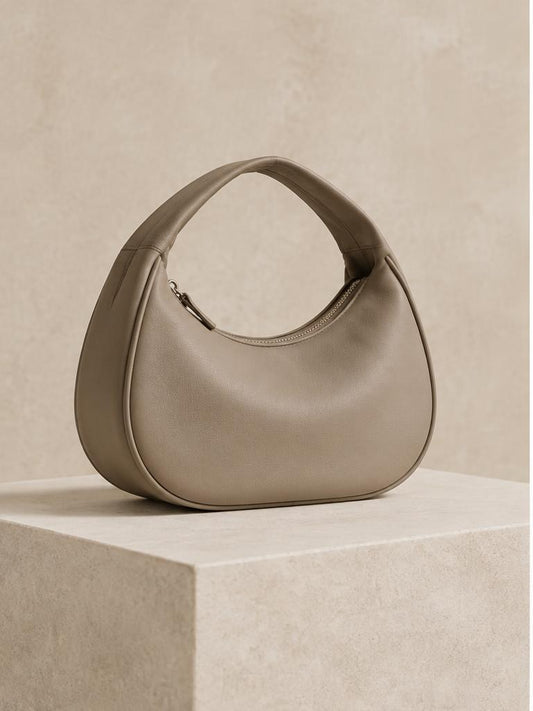 Bolso de Mano Taupe - Polliry