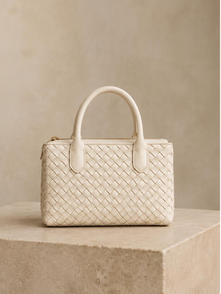 Bolso de Mano Marfil - Polliry