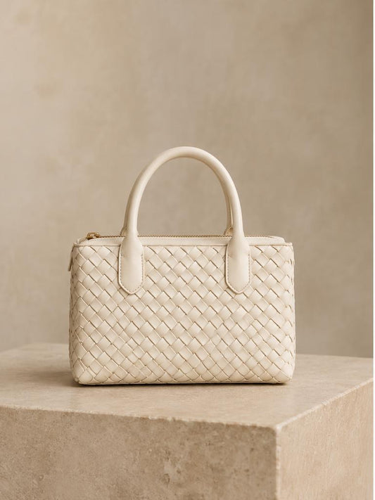 Bolso de Mano Marfil - Polliry
